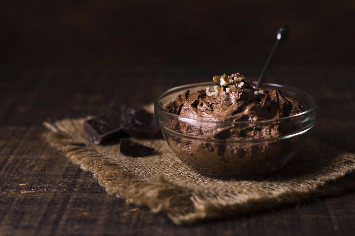 Crème au chocolat et à l'avocat